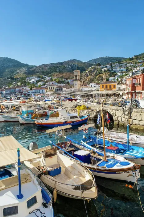 Framed Print : Harbour of Hydra Town, Hydra (Ydra), Saronic Islands, Greece Framed Print : Harbour of Hydra Town, Hydra (Ydra), Saronic Islands, Greece