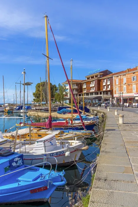 Framed Print : The Harbour at Izola, Izola, Slovenia, Eastern Europe