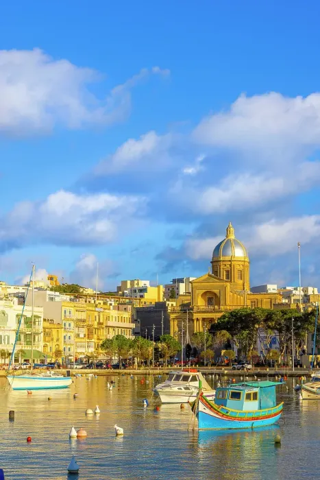 Framed Print : The Harbour at Kalkara, Malta, Southern Europe Framed Print : The Harbour at Kalkara, Malta, Southern Europe