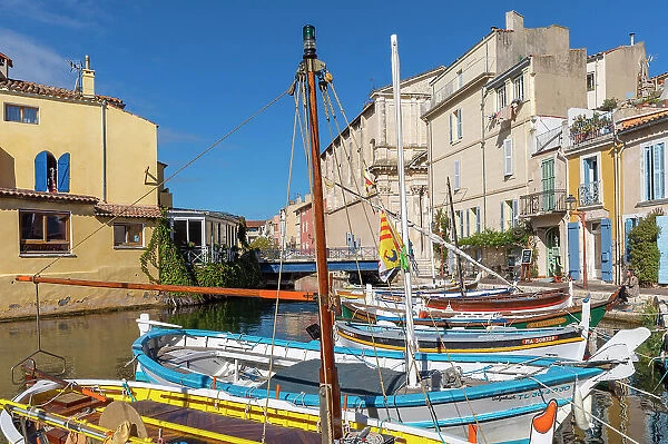 The Harbour at Martigues, Martigues, Provence-Alpes-Cote d'Azur, France