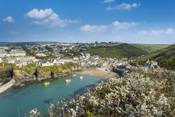 Framed Print : Harbour at Port Isaac, Cornwall, England, UK