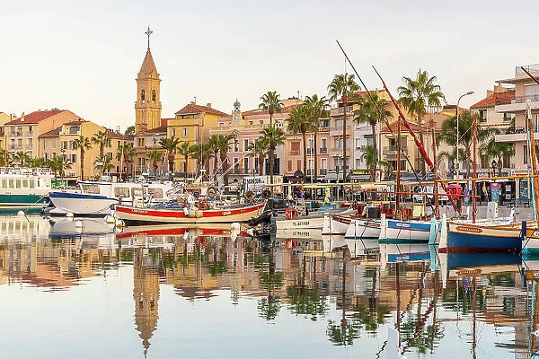 The Harbour at Sanary-sur-Mer, Provence-Alpes-Cote d'Azur, France