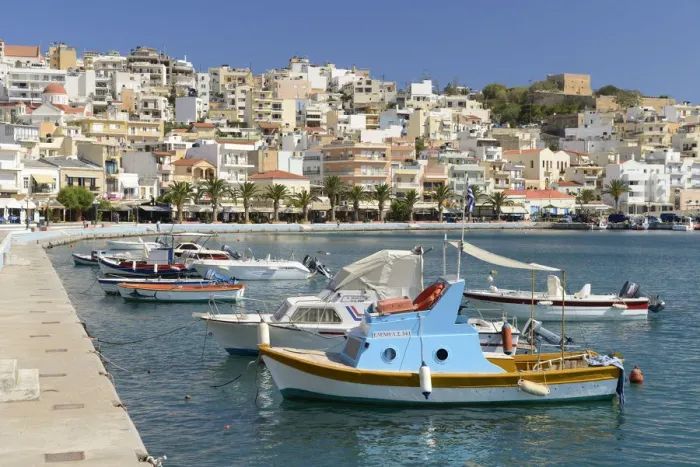 Framed Print : Harbour at Sitia, Crete, Greece, Europe Framed Print : Harbour at Sitia, Crete, Greece, Europe