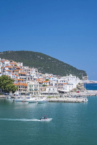 Harbour of Skopelos Town, Skopelos, Sporade Islands, Greece