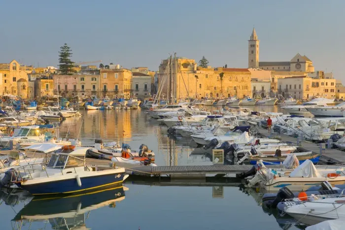 Framed Print : Harbour of Trani, Puglia, Italy Framed Print : Harbour of Trani, Puglia, Italy