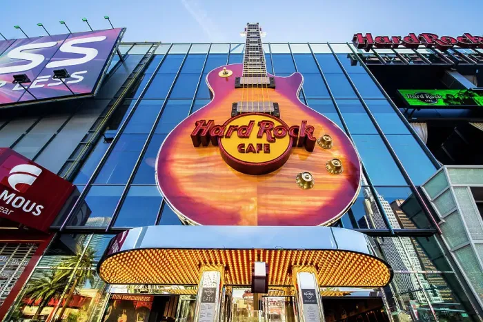 Framed Print : Hard Rock Cafe, Las Vegas, Nevada, USA Framed Print : Hard Rock Cafe, Las Vegas, Nevada, USA