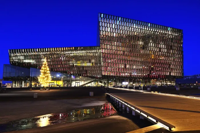 Framed Print : Harpa is a concert hall and conference centre in Reykjavik, Iceland