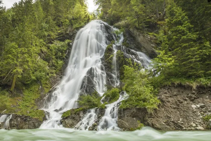 Framed Print : Haslacher waterfall, Kalser Tal, Kals am Groszglockner, East Tyrol, Tyrol, Austria Framed Print : Haslacher waterfall, Kalser Tal, Kals am Groszglockner, East Tyrol, Tyrol, Austria