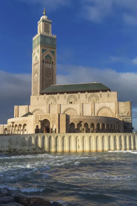 Framed Print : Hassan II mosque (1986-1993), Casablanca, Morocco Framed Print : Hassan II mosque (1986-1993), Casablanca, Morocco