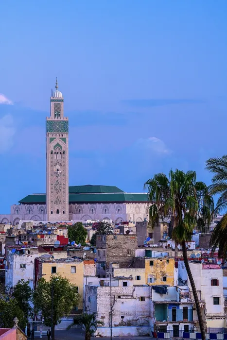 Framed Print : Hassan II Mosque and minaret, Casablanca, Casablanca-Settat, Morocco Framed Print : Hassan II Mosque and minaret, Casablanca, Casablanca-Settat, Morocco