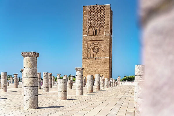 Hassan Tower and old columns, Rabat, Morocco