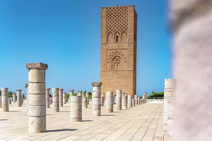 Framed Print : Hassan Tower and old columns, Rabat, Morocco Framed Print : Hassan Tower and old columns, Rabat, Morocco