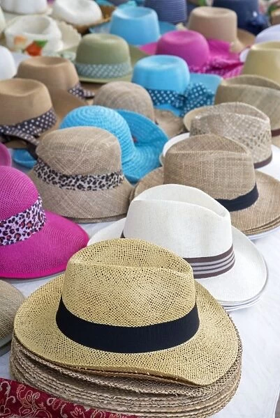Hats, Cefalu, Sicily, Italy, Europe