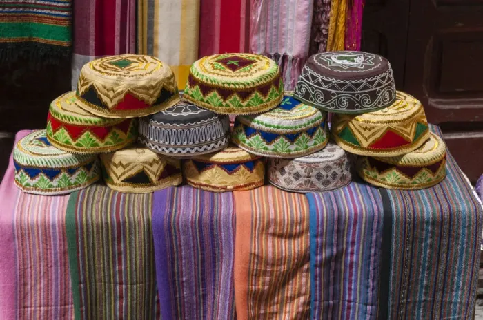 Framed Print : Hats, Medina Souk, Marrakech, Morocco Framed Print : Hats, Medina Souk, Marrakech, Morocco