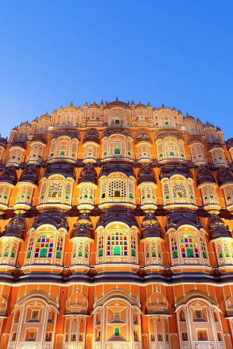 Framed Print : Hawa Mahal at Dusk, Jaipur, Rajasthan, India, South Asia Framed Print : Hawa Mahal at Dusk, Jaipur, Rajasthan, India, South Asia