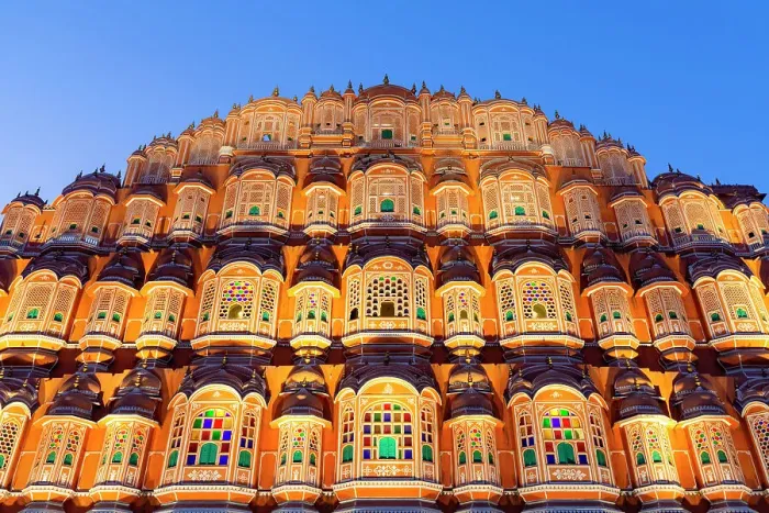 Framed Print : Hawa Mahal at Dusk, Jaipur, Rajasthan, India, South Asia Framed Print : Hawa Mahal at Dusk, Jaipur, Rajasthan, India, South Asia