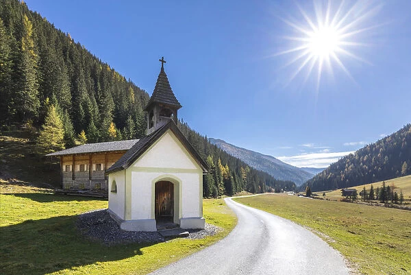 Heilige Chrysant und Daria chapel near Unterstalleralm, Innervillgraten, East Tyrol