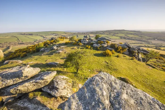 Framed Print : Helman Tor, Bodmin Moor, Cornwall, England, UK Framed Print : Helman Tor, Bodmin Moor, Cornwall, England, UK