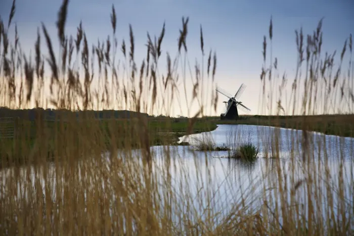 Framed Print : Herringfleet Windpump, Suffolk, England