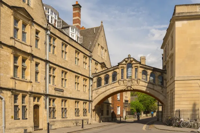 Framed Print : Hertford Bridge, also known as the Bridge of Sighs forming part of Hertford College