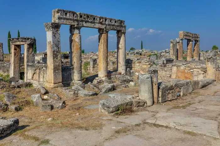 Framed Print : Hierapolis, Pamukkale, Denizli province, Turkey Framed Print : Hierapolis, Pamukkale, Denizli province, Turkey