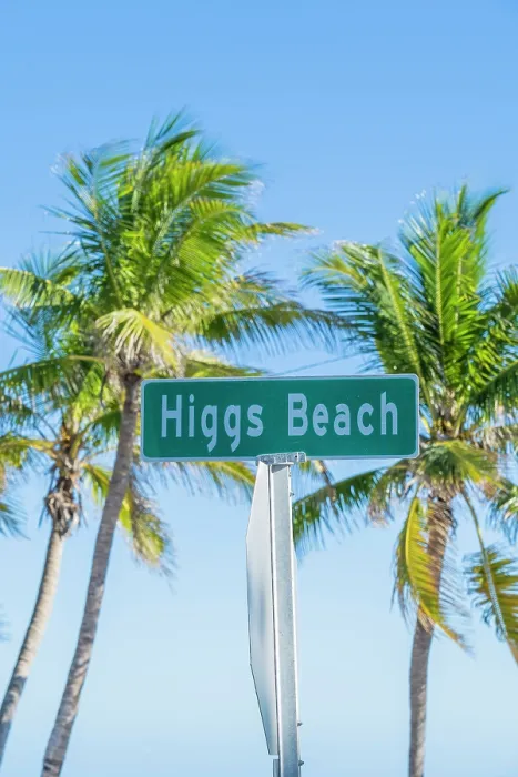 Framed Print : Higgs Beach, Key West, Florida, USA Framed Print : Higgs Beach, Key West, Florida, USA