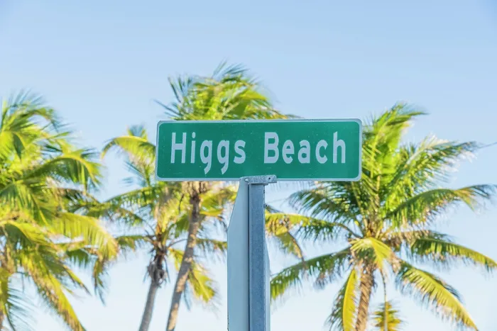 Framed Print : Higgs Beach, Key West, Florida, USA Framed Print : Higgs Beach, Key West, Florida, USA