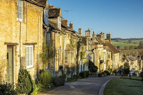 High street, Burford, Oxfordshire, England, UK