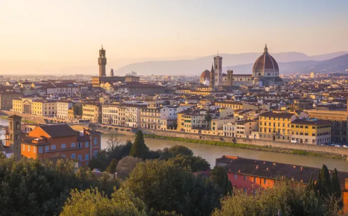 Framed Print : High view of Florence, with the Dome and Palazzo Signoria. Florence, Tuscany, Italy Framed Print : High view of Florence, with the Dome and Palazzo Signoria. Florence, Tuscany, Italy