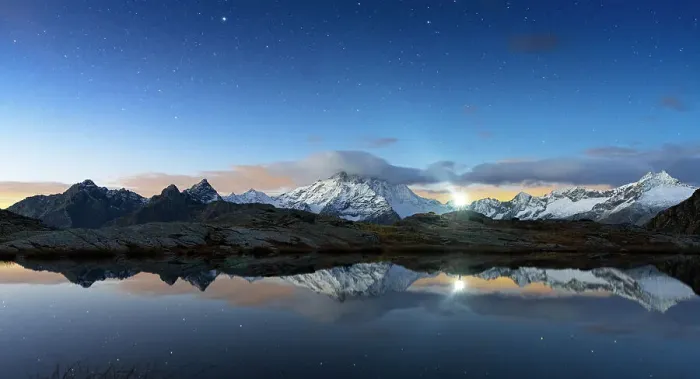 Framed Print : Hiker with head torch looking at the starry sky reflected in the alpine lake, Alpe Fora, Valmalenco, Valtellina, Lombardy, Italy Framed Print : Hiker with head torch looking at the starry sky reflected in the alpine lake, Alpe Fora, Valmalenco, Valtellina, Lombardy, Italy