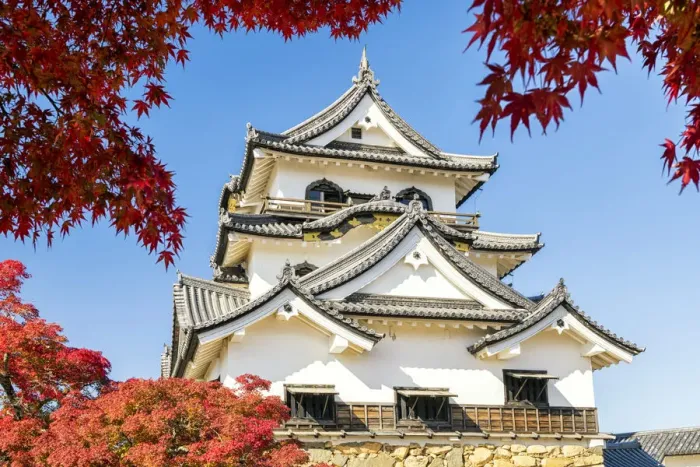 Framed Print : Hikone Castle in Autumn, Shiga Prefecture, Japan Framed Print : Hikone Castle in Autumn, Shiga Prefecture, Japan