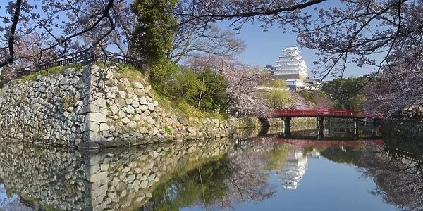 Himeji Castle (UNESCO World Heritage site), Himeji, Kansai, Honshu, Japan