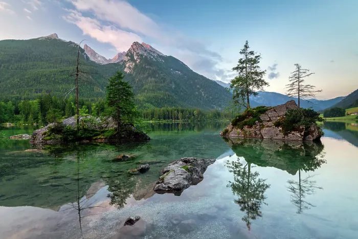 Framed Print : Hintersee, Ramsau, Bavaria, Germany, Europe Framed Print : Hintersee, Ramsau, Bavaria, Germany, Europe
