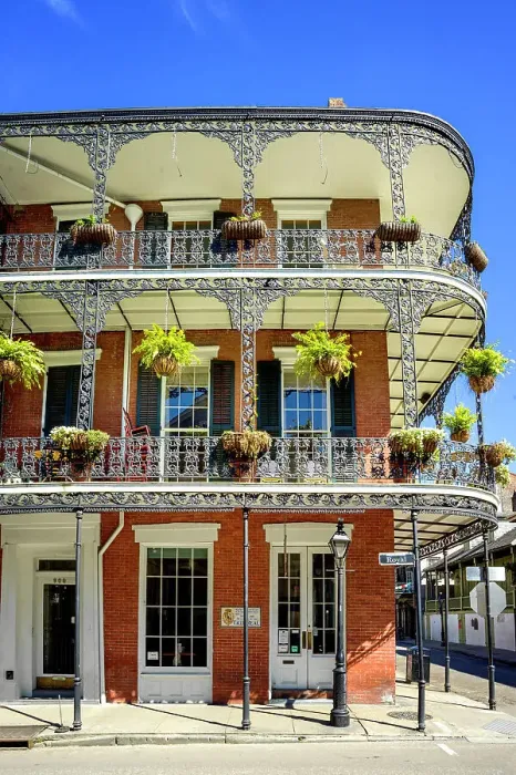 Framed Print : Historic Architecture in Royal Street, French Quarter, New Orleans, Louisiana, USA Framed Print : Historic Architecture in Royal Street, French Quarter, New Orleans, Louisiana, USA