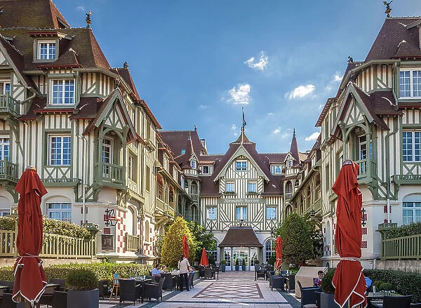 Historic Hotel Normandy on the seafront of Deauville, Calvados, Normandy, France