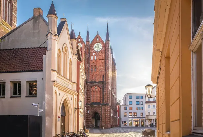 Framed Print : Historic houses at Stralsund market square, Mecklenburg-West Pomerania, North Germany, Germany Framed Print : Historic houses at Stralsund market square, Mecklenburg-West Pomerania, North Germany, Germany