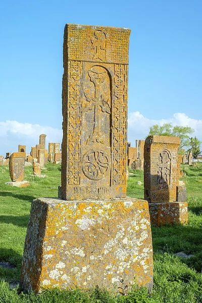 Historic Khachars at Noratus Cemetery, Noraduz (Noratus), Gegharkunik Province, Armenia