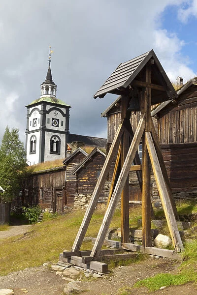 The historic mining town of Roros, Roros, Sor-Trondelag County, Gauldal District, Norway
