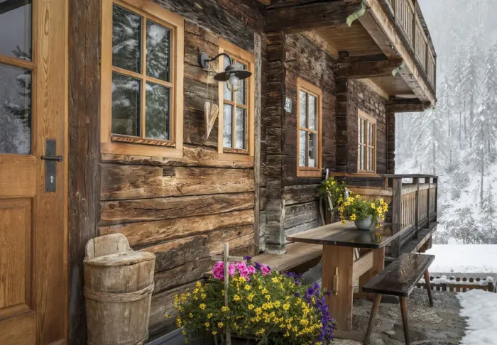 Framed Print : Historic mountain farm in Kalkstein, Innervillgraten, Villgraten valley, East Tyrol, Austria
