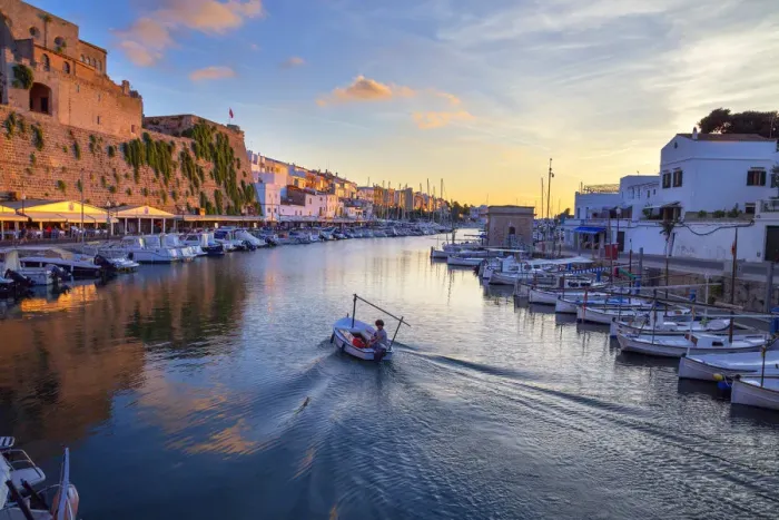 Framed Print : Historic old harbour, Ciutadella, Menorca, Balearic Islands, Spain, Europe Framed Print : Historic old harbour, Ciutadella, Menorca, Balearic Islands, Spain, Europe