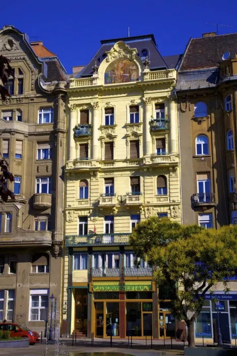 Framed Print : Historic Pharmacy Building, Budapest, Hungary Framed Print : Historic Pharmacy Building, Budapest, Hungary