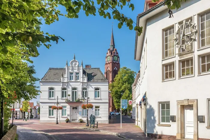 Framed Print : Historic pharmacy in the old town of Jever, East Frisia, Lower Saxony, Germany Framed Print : Historic pharmacy in the old town of Jever, East Frisia, Lower Saxony, Germany