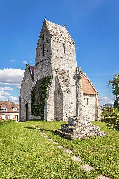 Historic Saint-Martin de Criqueboeuf Church, Calvados, Normandy, France