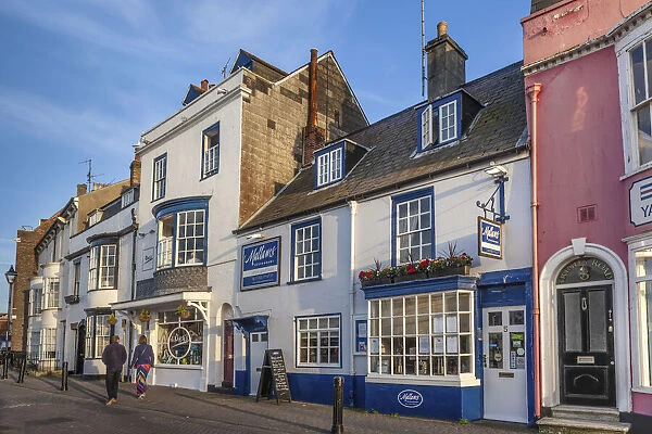 Historic shops in Weymouth, Dorset, England