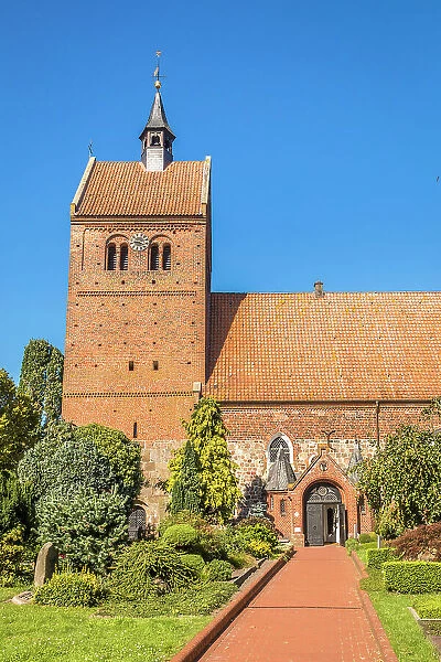 Historic St. Johannes Church, Bad Zwischenahn, Oldenburger Land, Lower Saxony, Germany