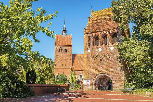Historic St. Johannes Church, Bad Zwischenahn, Oldenburger Land, Lower Saxony, Germany