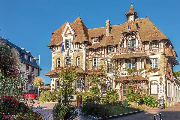 Historic Town Hall in Blonville-sur-Mer, Calvados, Normandy, France