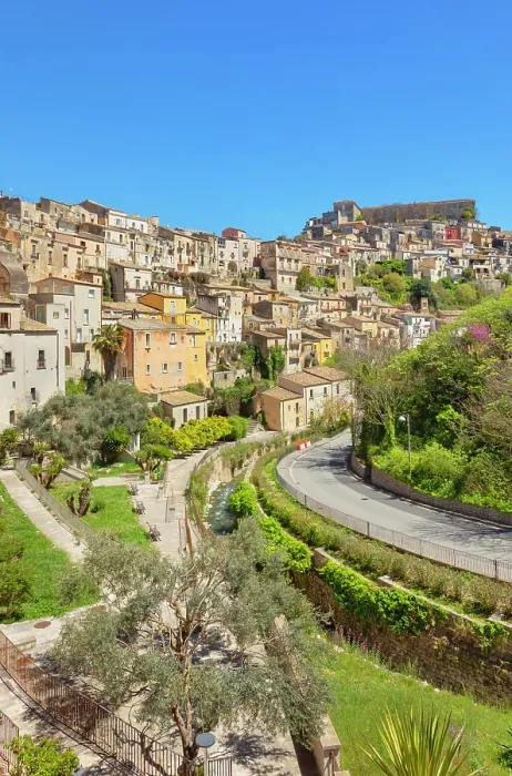 Framed Print : Historic town view, Ragusa Ibla, Ragusa province, Sicily, Italy