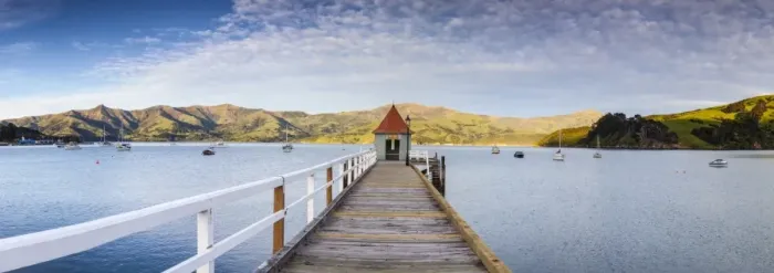 Framed Print : Historic wharf, Akaroa, Banks Peninsular, South Island, New Zealand Framed Print : Historic wharf, Akaroa, Banks Peninsular, South Island, New Zealand