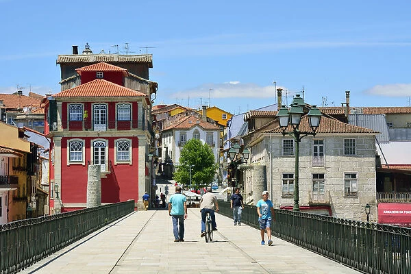 The historical centre of Chaves. Tras os Montes, Portugal